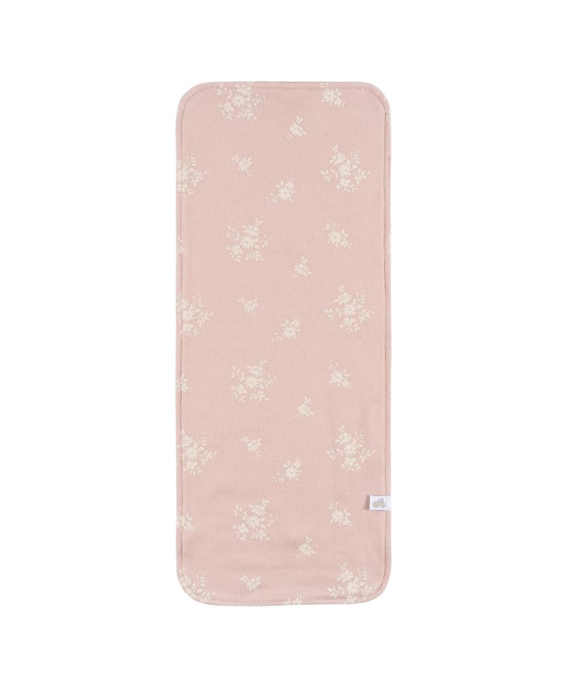 Baby 3-Pack Burp Cloths, Pink Florals, One Size