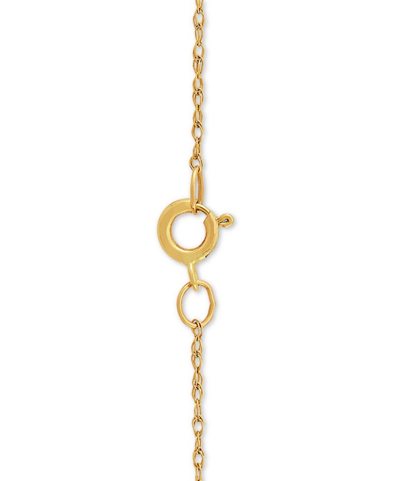 Gemstone 18" Pendant Necklace in 14k Gold