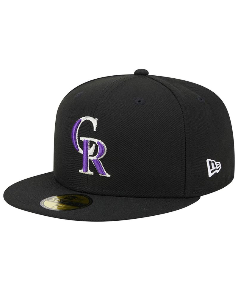 Men's Black Colorado Rockies 2021 MLB All-Star Game Team Color 59FIFTY Fitted Hat