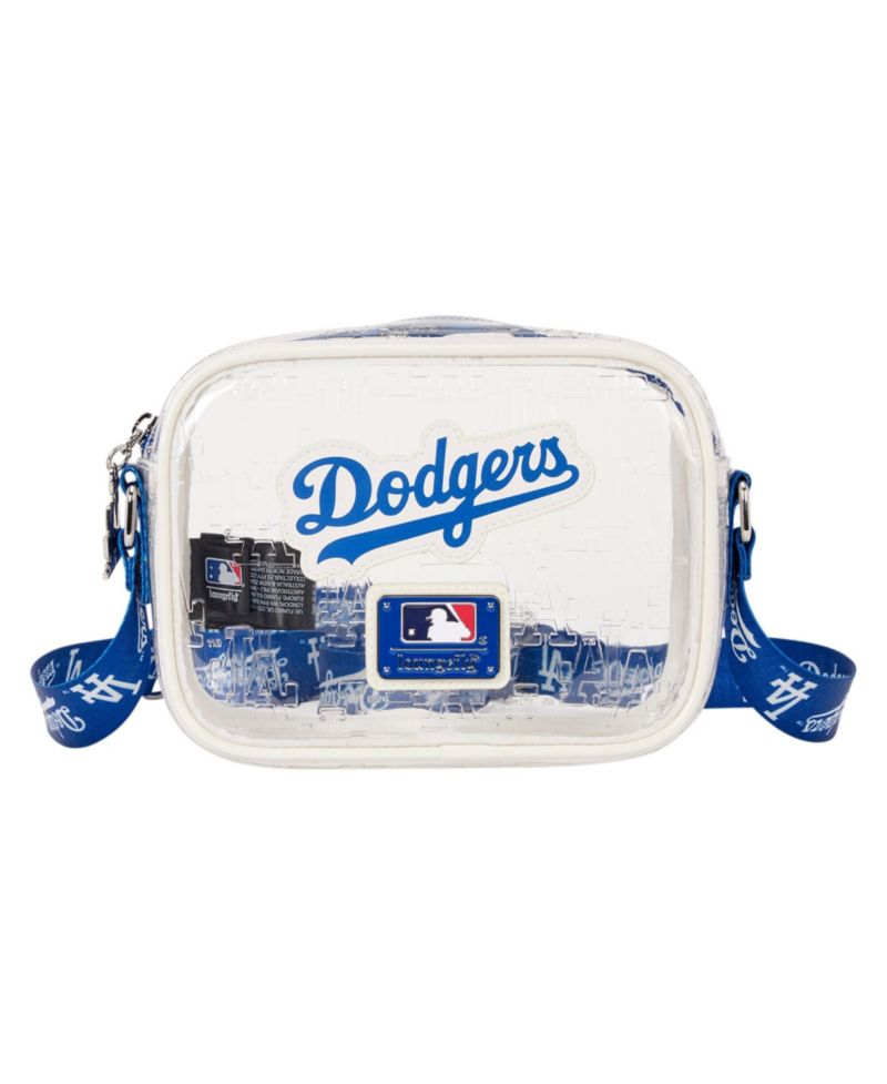 Los Angeles Dodgers Clear All Over Logo Crossbody Bag