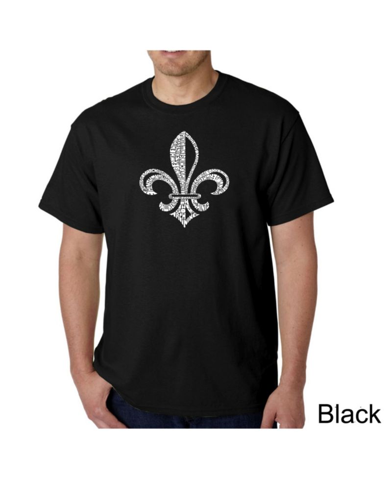 Mens Word Art T-Shirt - When the Saints Go Marching In