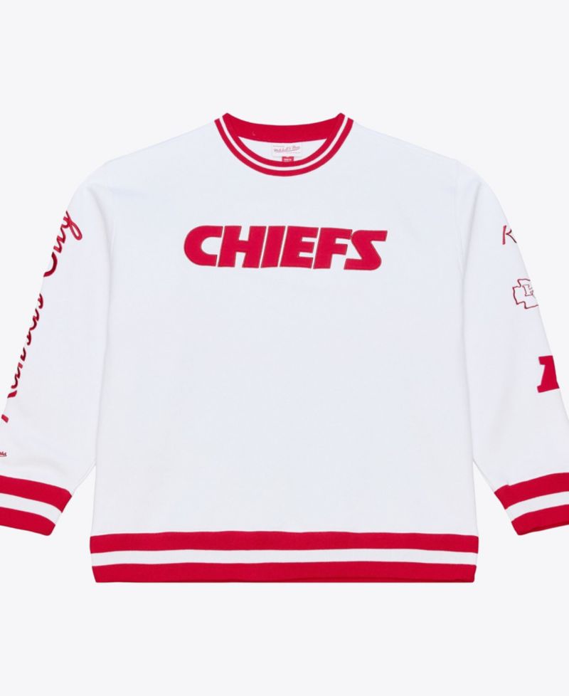 Men's White Kansas City Chiefs Arctic Fleece Sweatshirt