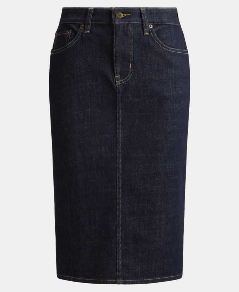 Denim Pencil Skirt