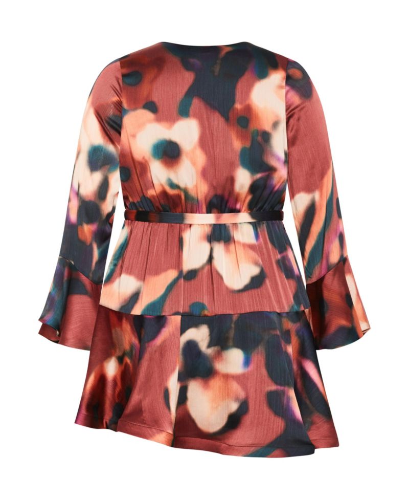 Plus Size Cherrie Print Dress