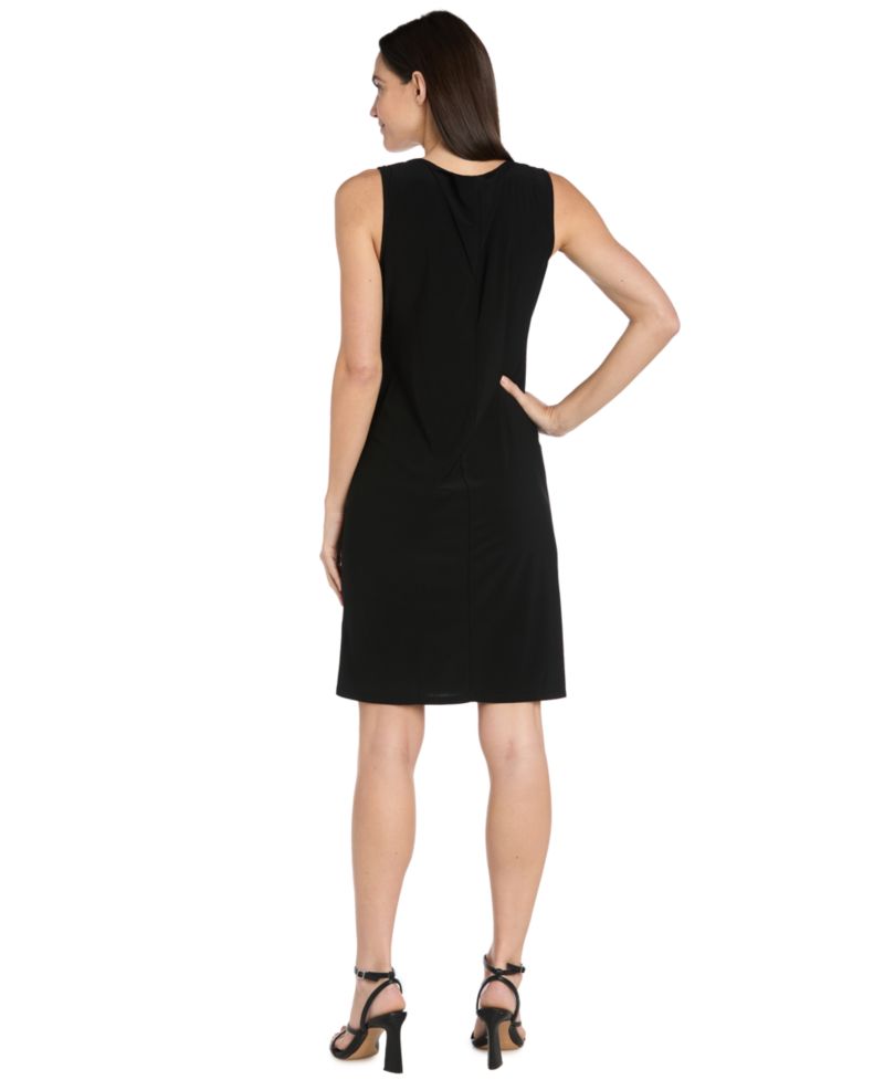 Petite Scoop Neck A-Line Dress and Jacket, 2-Piece Set