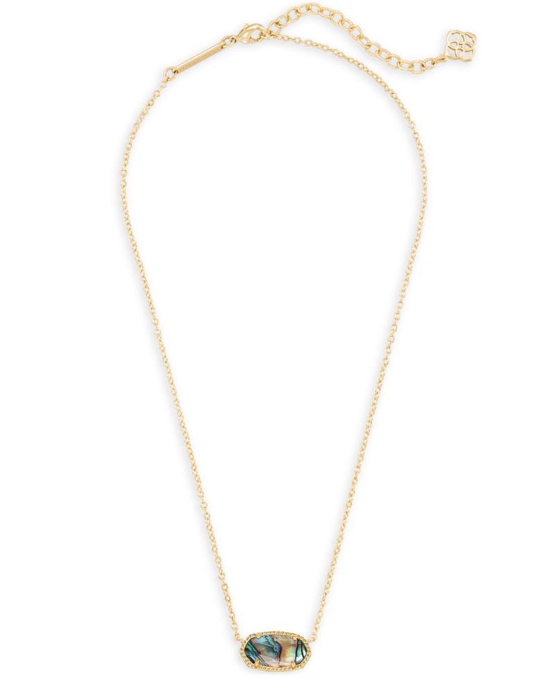 Glass Stone Elisa Pendant Necklace