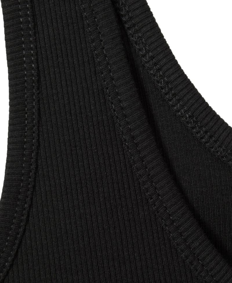 Women's Violet Ribbed Scoop-Neck Stretch Tank Top