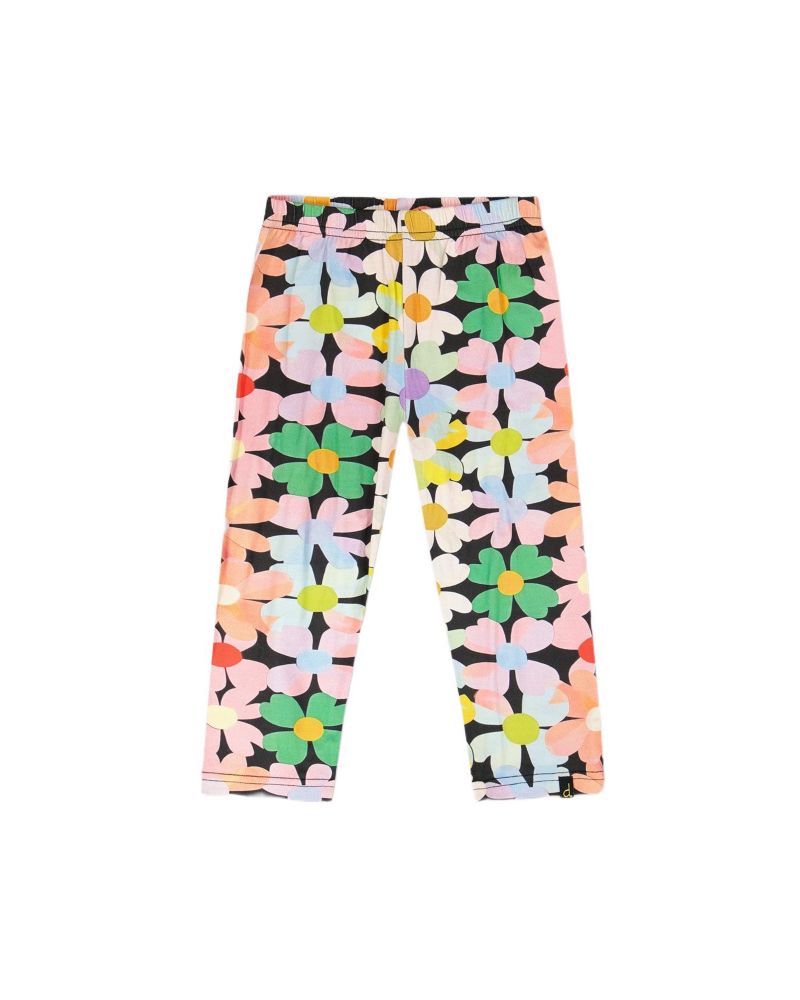 Girl Viscose Leggings Printed Flowers - Toddler|Child