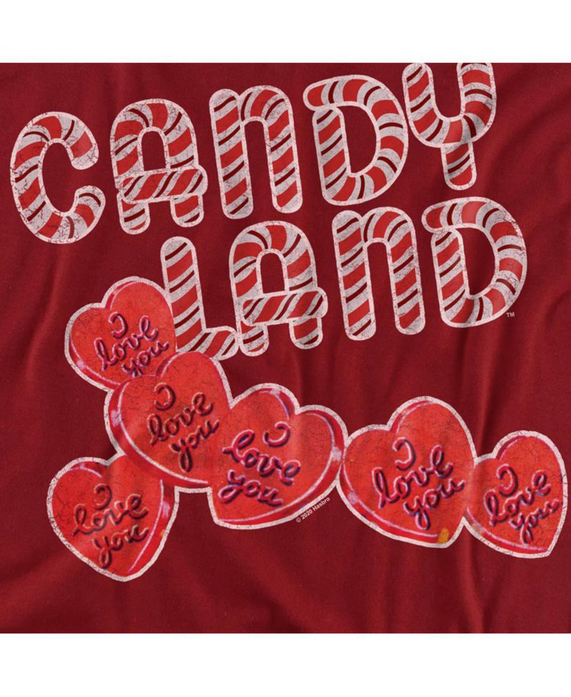 Big & Tall Candy Land Candy Hearts Say I Love You T Shirt