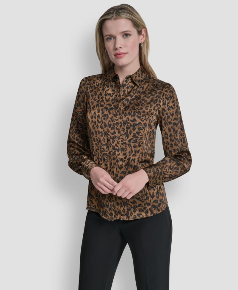 Women's Princess Seamed Long-Sleeve Blouse