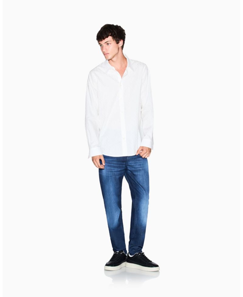 Men's J14 Slim Fleece Stretch Denim Jeans