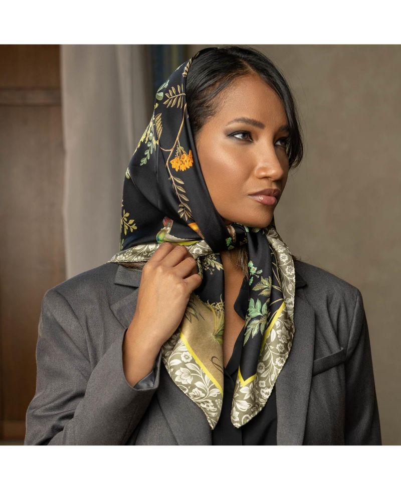 Fantasia - Hand Rolled Silk Foulard for Women