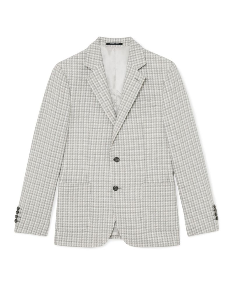 Men's Canty Tailored-Fit Houndstooth Single-Breasted Blazer
