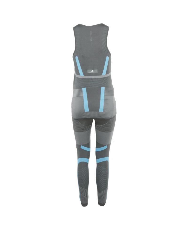 Women's X Adidas Pattered Jersey Top and Leggings Active Wear Set