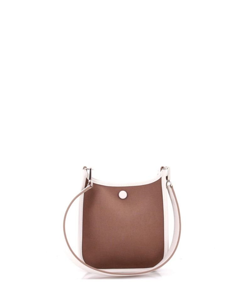 Neo Evelyne Mini Canvas and Leather Crossbody Bag