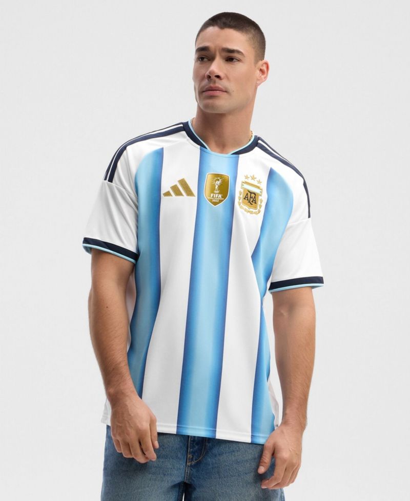 Men's White Argentina National Team FIFA x World Cup 2026 Home Replica Jersey