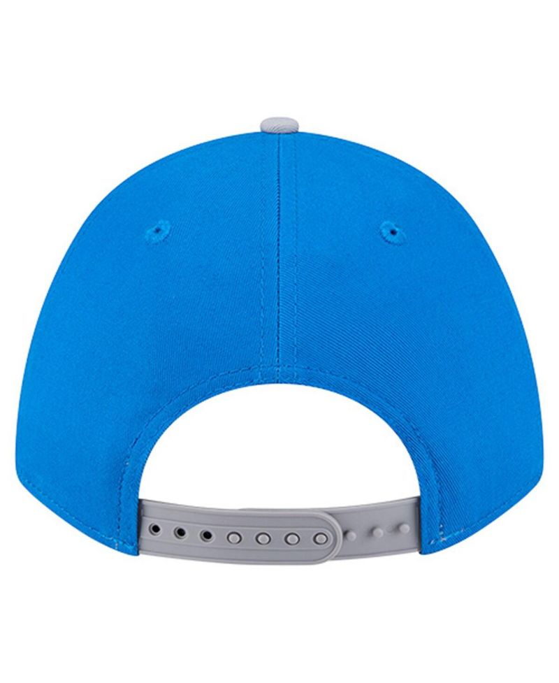 Men's Blue Detroit Lions Throwback Arch 9FORTY A-Frame Adjustable Hat