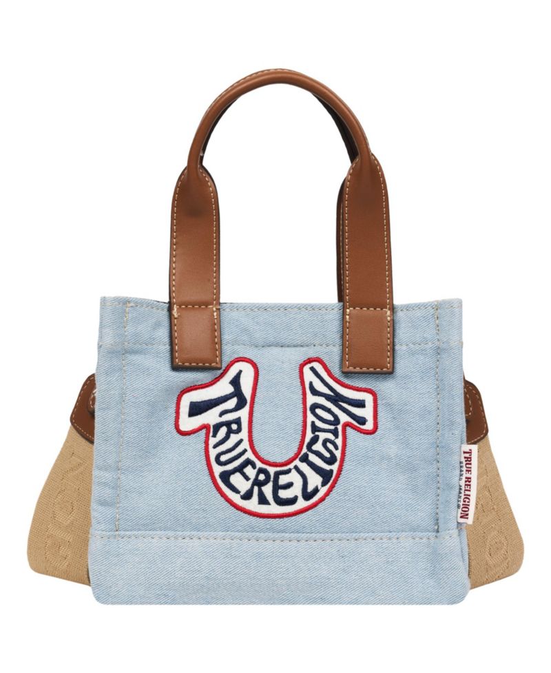 Retro Horseshoe Denim Mini Tote