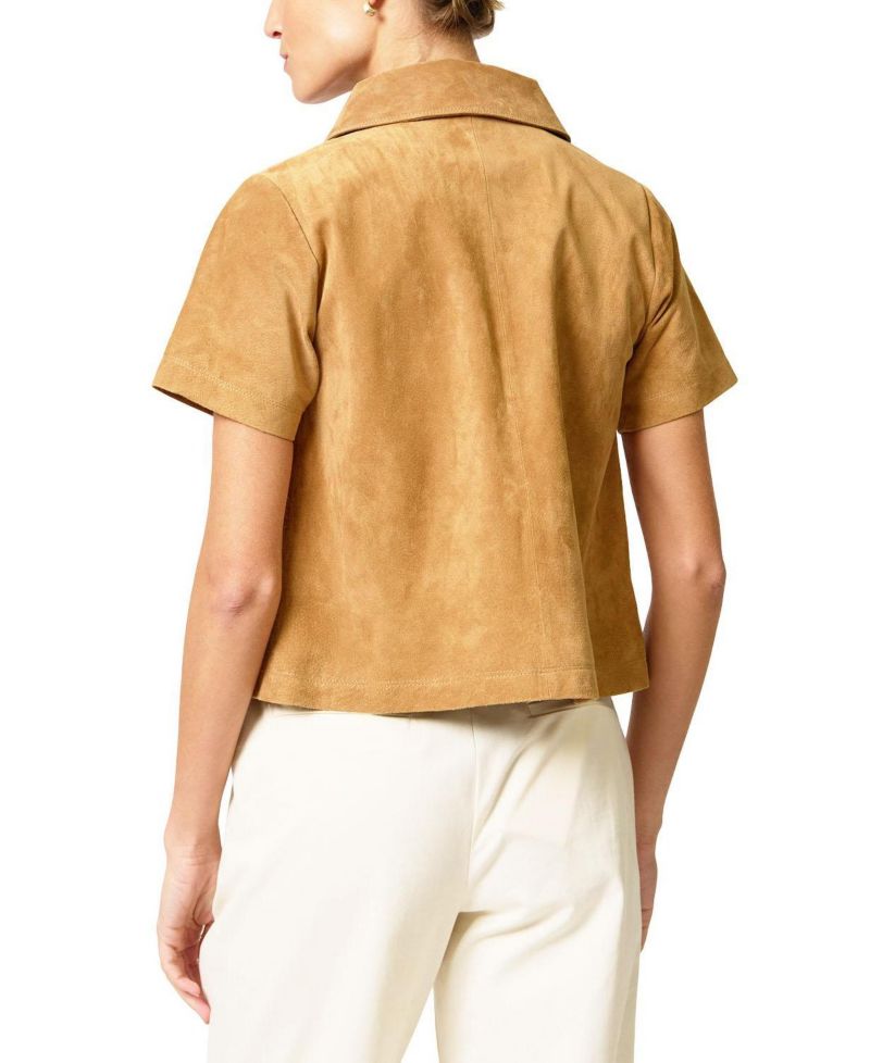 Women's Rusty Genuine Suede Ss Jacket