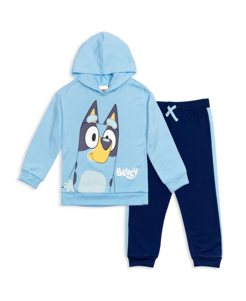 Boys Fleece Hoodie and Pants Outfit Set to