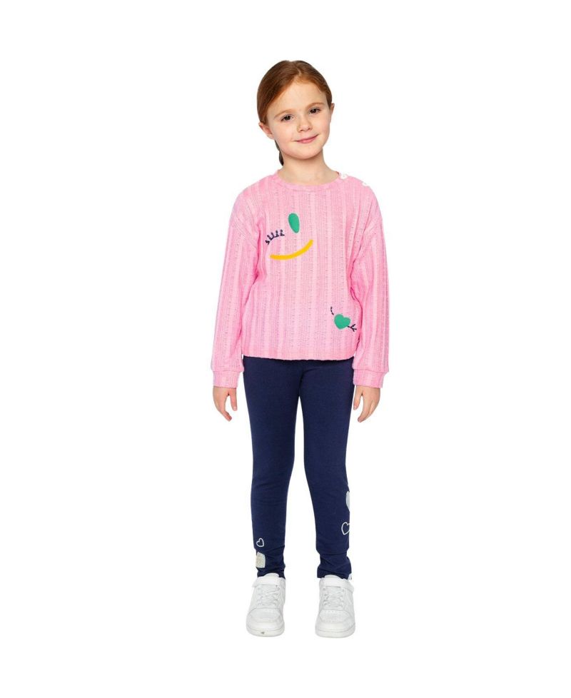 Little and Big Girl (6 - 14) Cotton Leggings Pant
