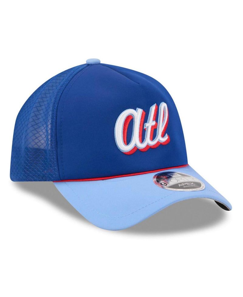 Men's Blue Atlanta Braves 2026 City Connect Apex 9FORTY Adjustable Hat