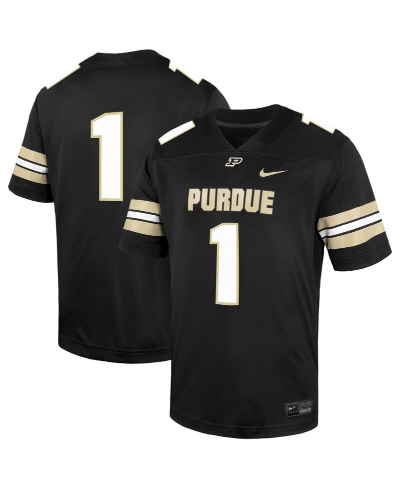 Men's Black Purdue Boilermakers Untouchable Replica Game Jersey
