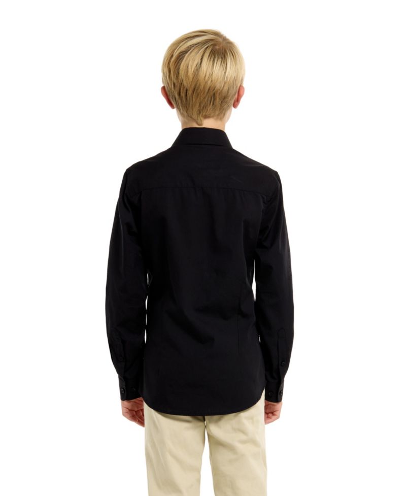 Big Boys Knight Solid Color Shirt