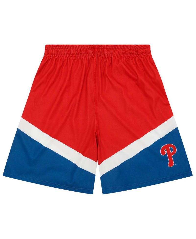 Men's Red Philadelphia Phillies Color Blocked Shorts