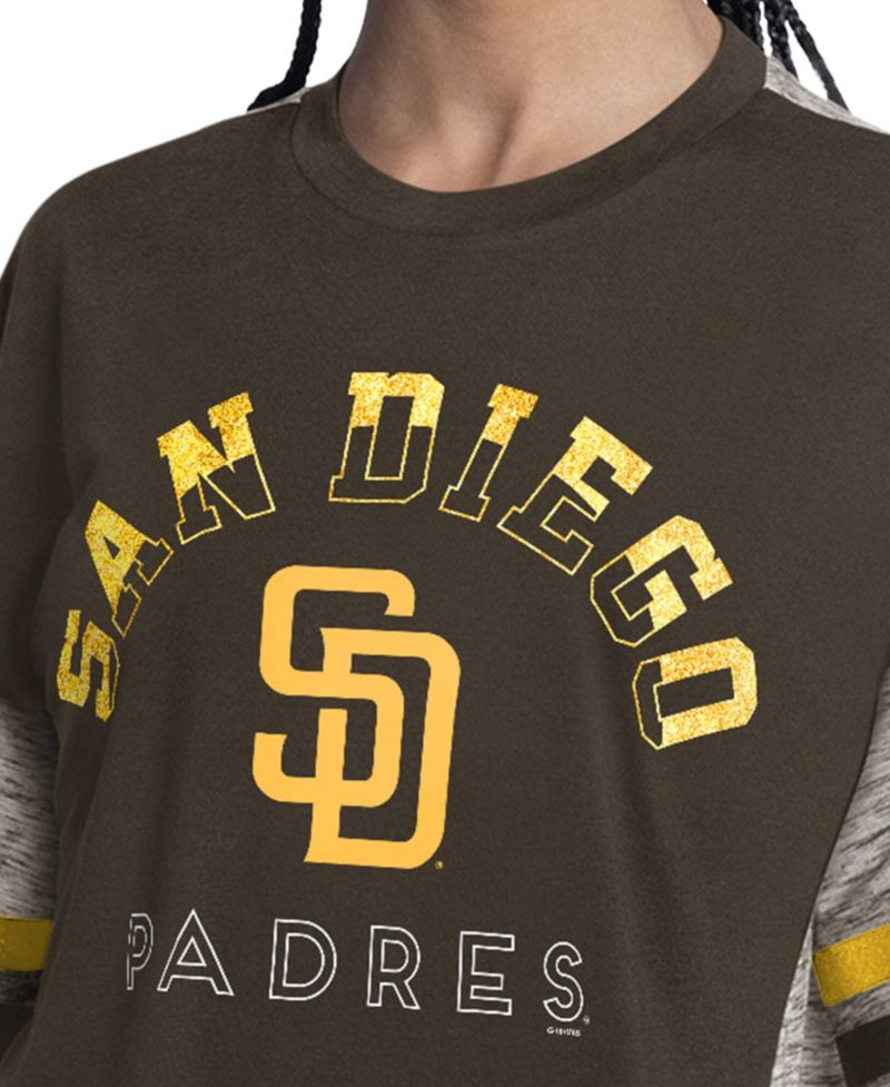 Women's Brown San Diego Padres Off-Season Oversized Top