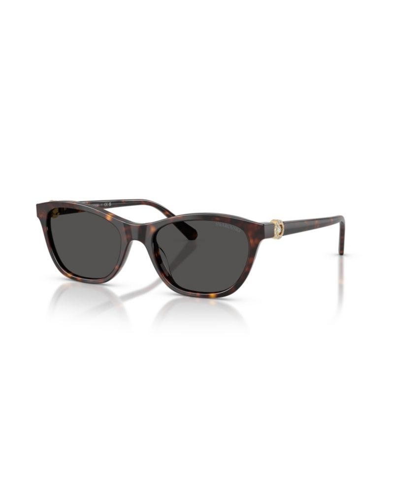 Women's Cat-Eye Strass Crystal Sunglasses SK6070