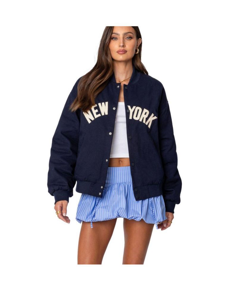 Women's Big Apple Oversized Bomber Jacket