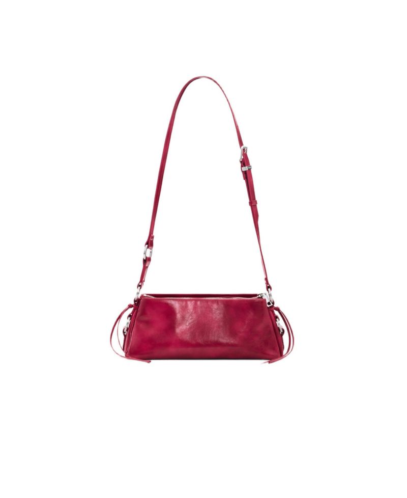 Women's Medium Faux Leather Charm Bag
