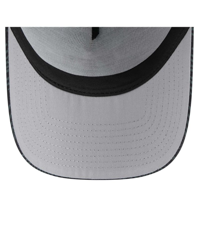 Men's Black Texas Rangers 9FORTY A-Frame Trucker Adjustable Hat