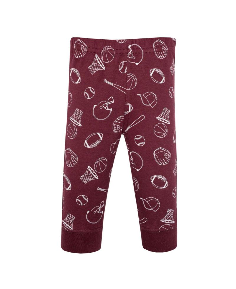 Toddler Boys Hudson Cotton Pants and Leggings, Varsity Sports Stripe