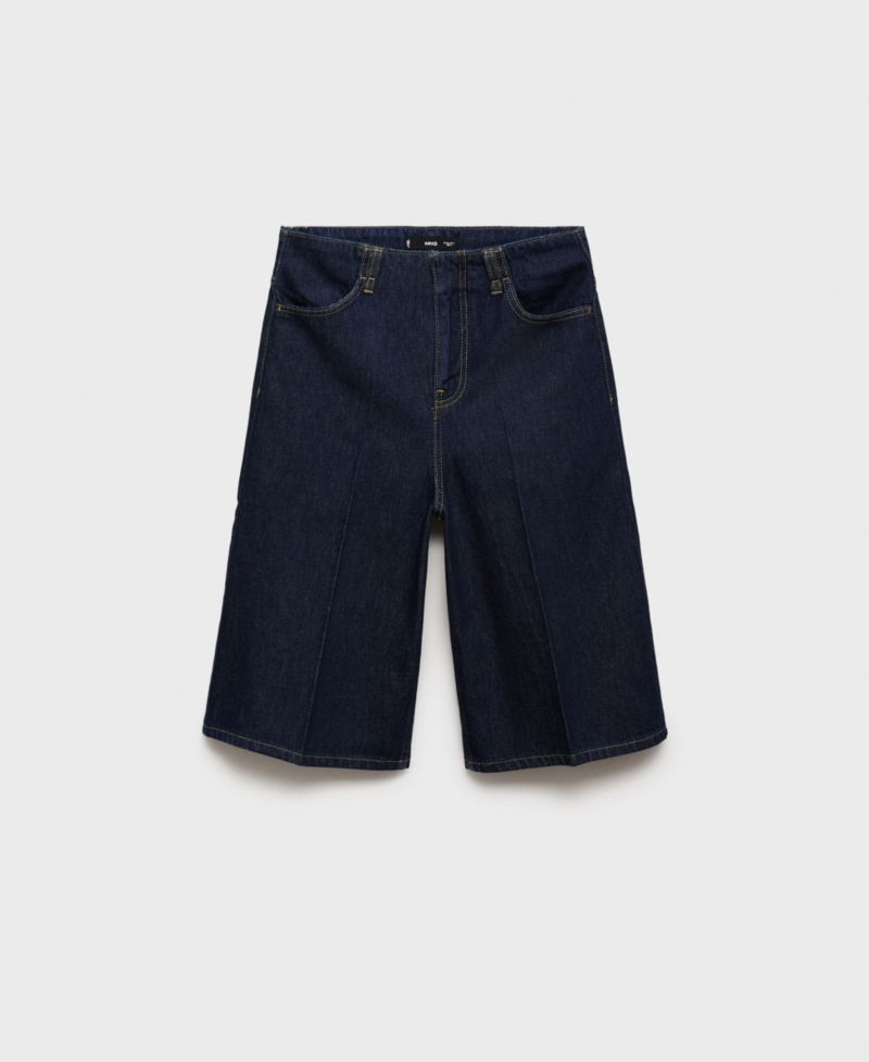 Women's Mid-Rise Denim Bermuda Shorts