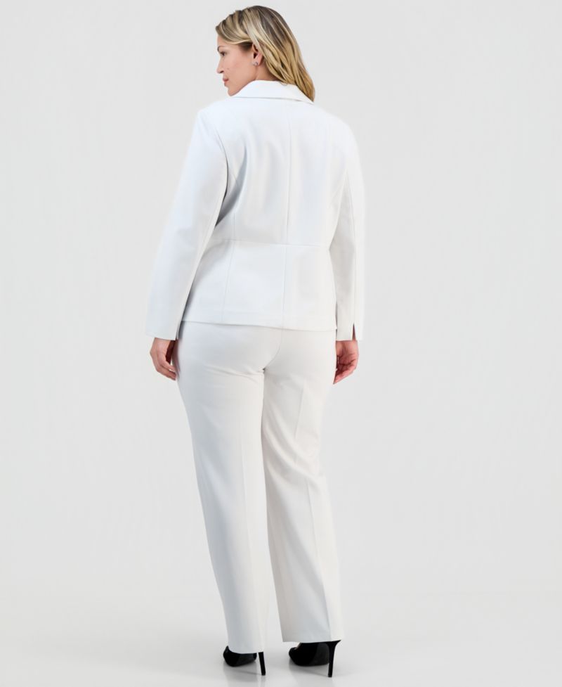 Plus Size High Rise Straight Leg Pants