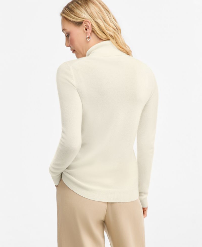 Petite Cashmere Turtleneck Sweater