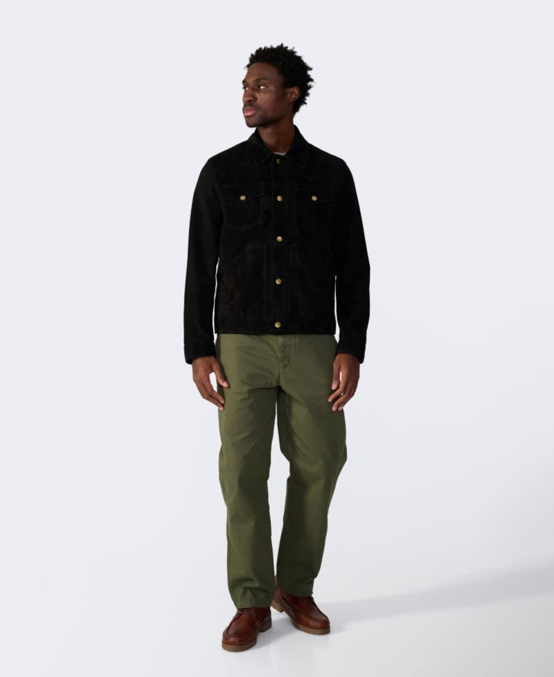 Men's Ollie Suede Trucker Jacket