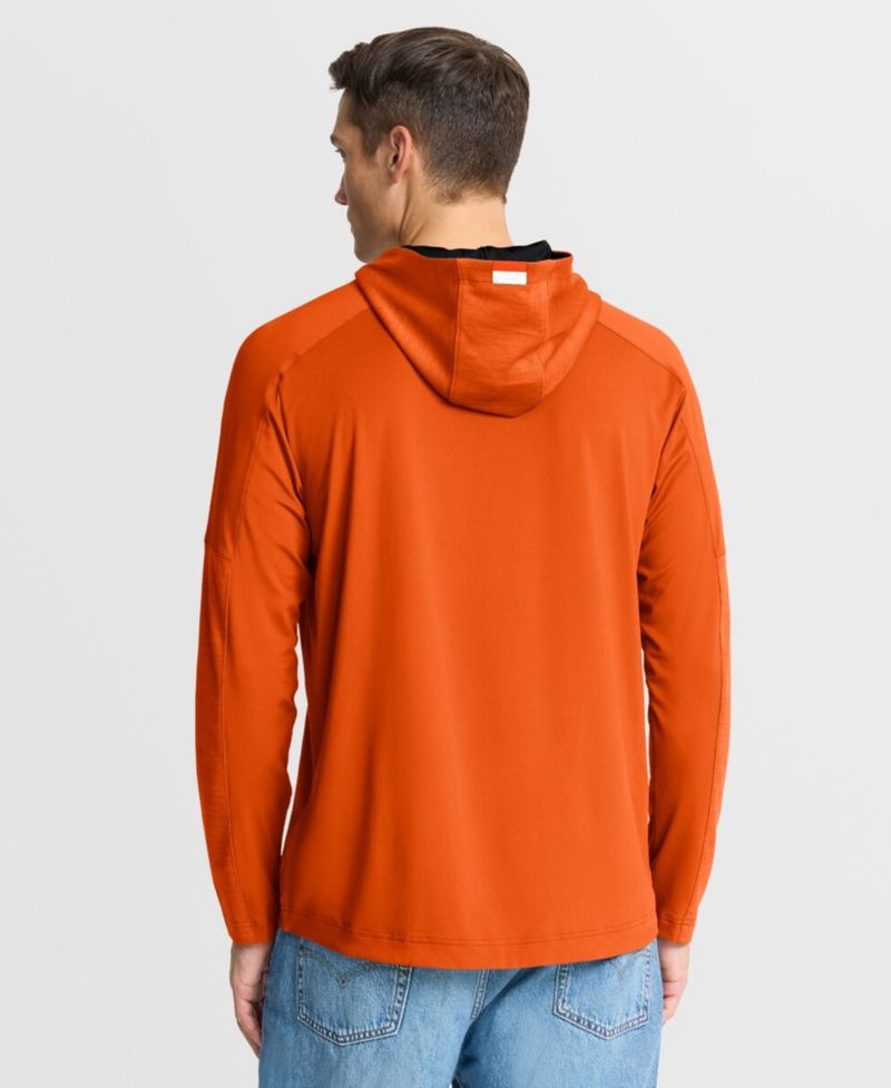 Men's Orange Philadelphia Flyers Penalty Shot Long Sleeve Hoodie T-Shirt