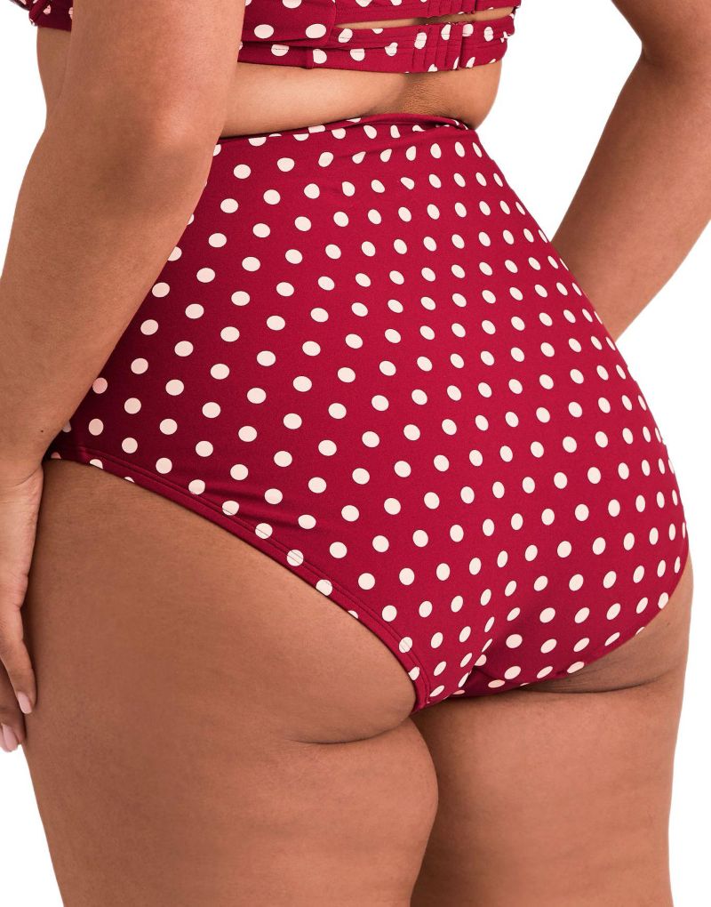 Plus Size Shelbie Swimwear High-Waist Bikini Bottom