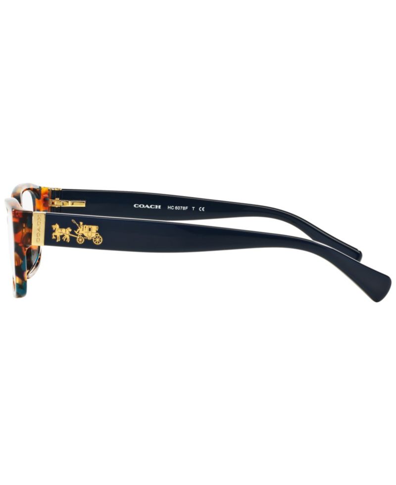 Woman Rectangle Plastic HC6078 Eyeglasses