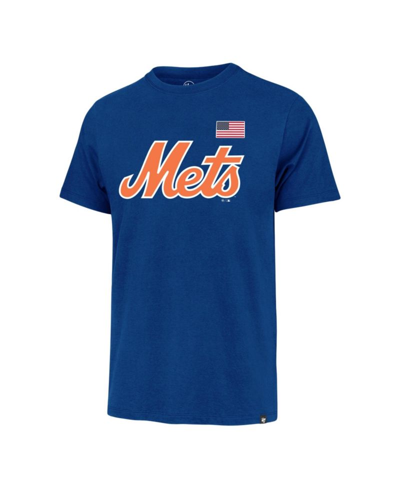 Men's Royal New York Mets Heritage U.S. Flag T-Shirt
