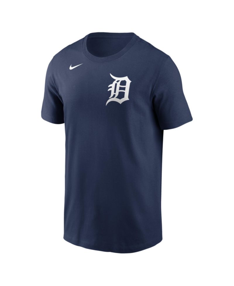 Men's Max Clark Navy Detroit Tigers Name & Number T-Shirt