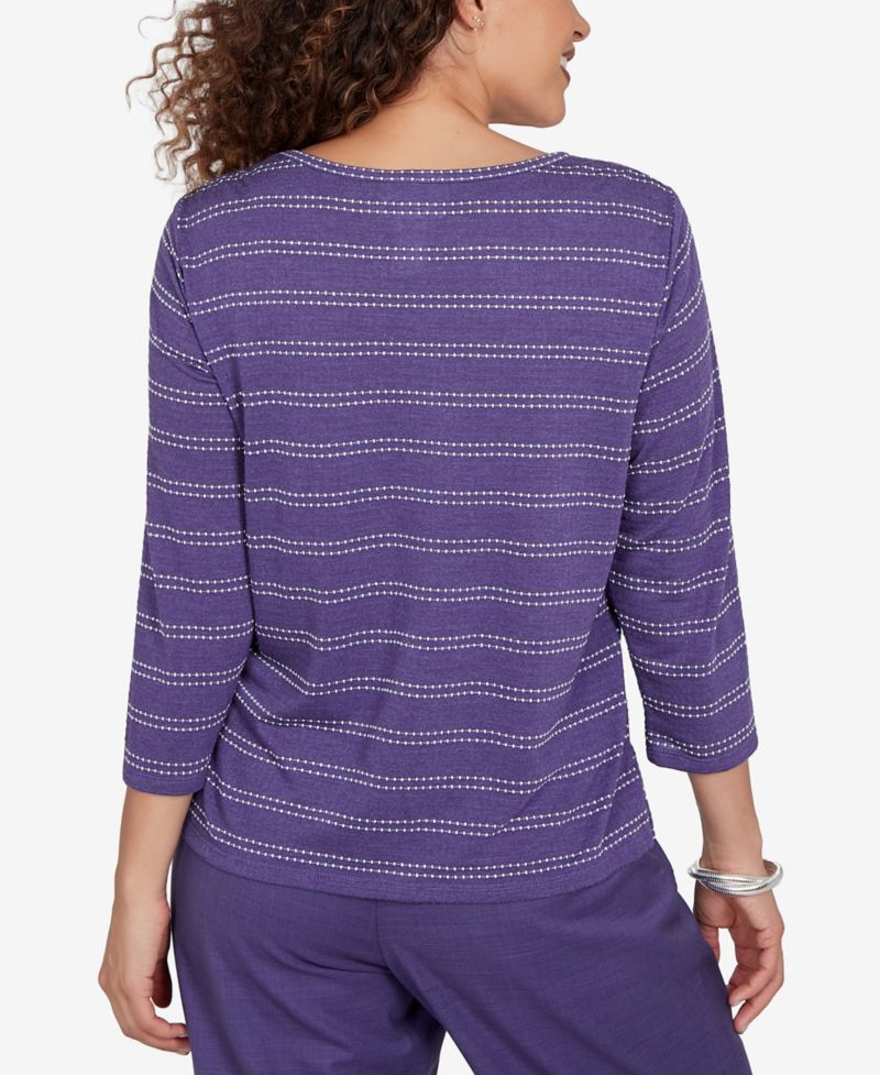 Women's Grand Bazaar Twisted Hem Chevron Top