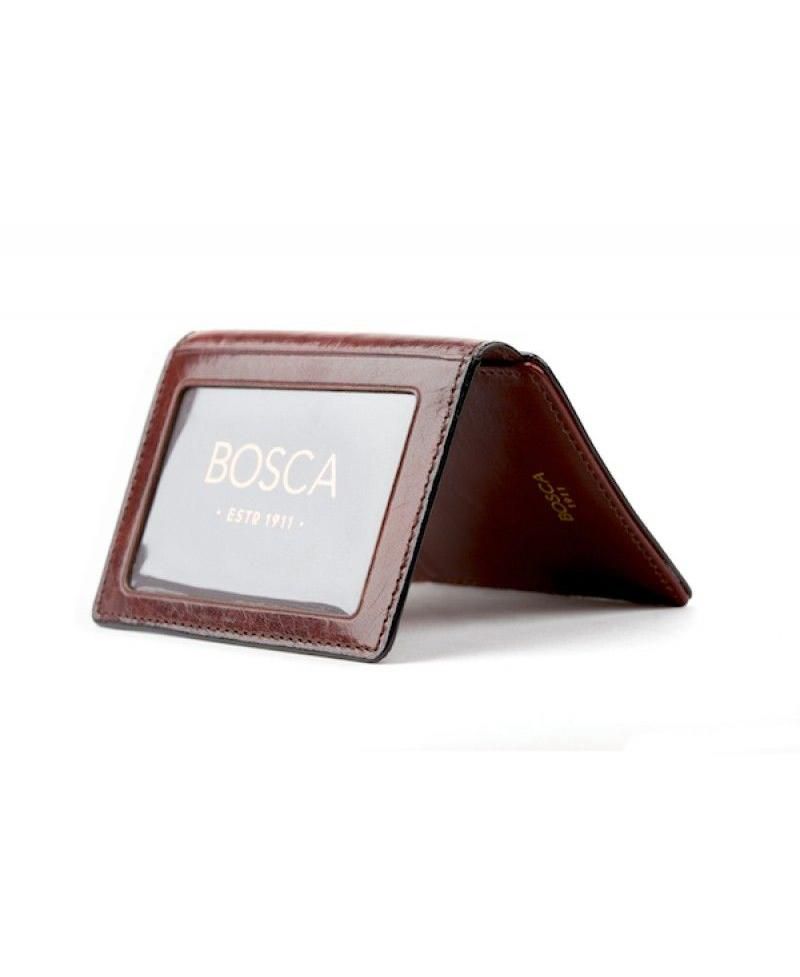 Men's Old Leather Front Pocket ID Wallet
