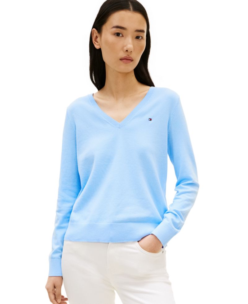 Women's V-Neck Knit Sweater