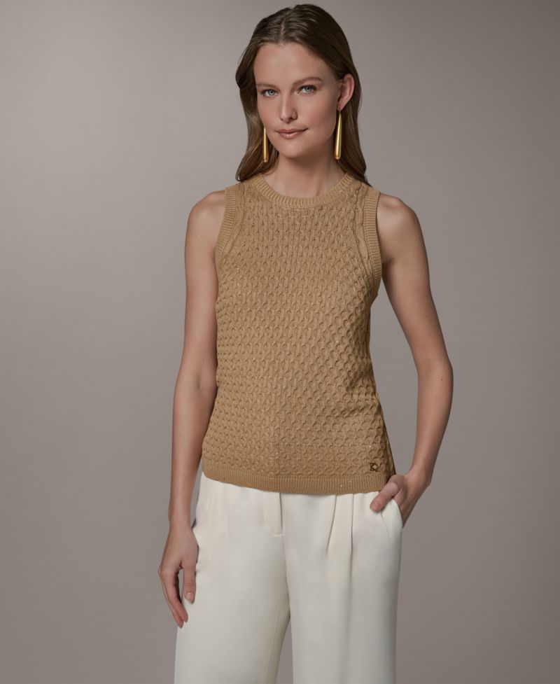 Women's Crewneck Knit Sweater Top