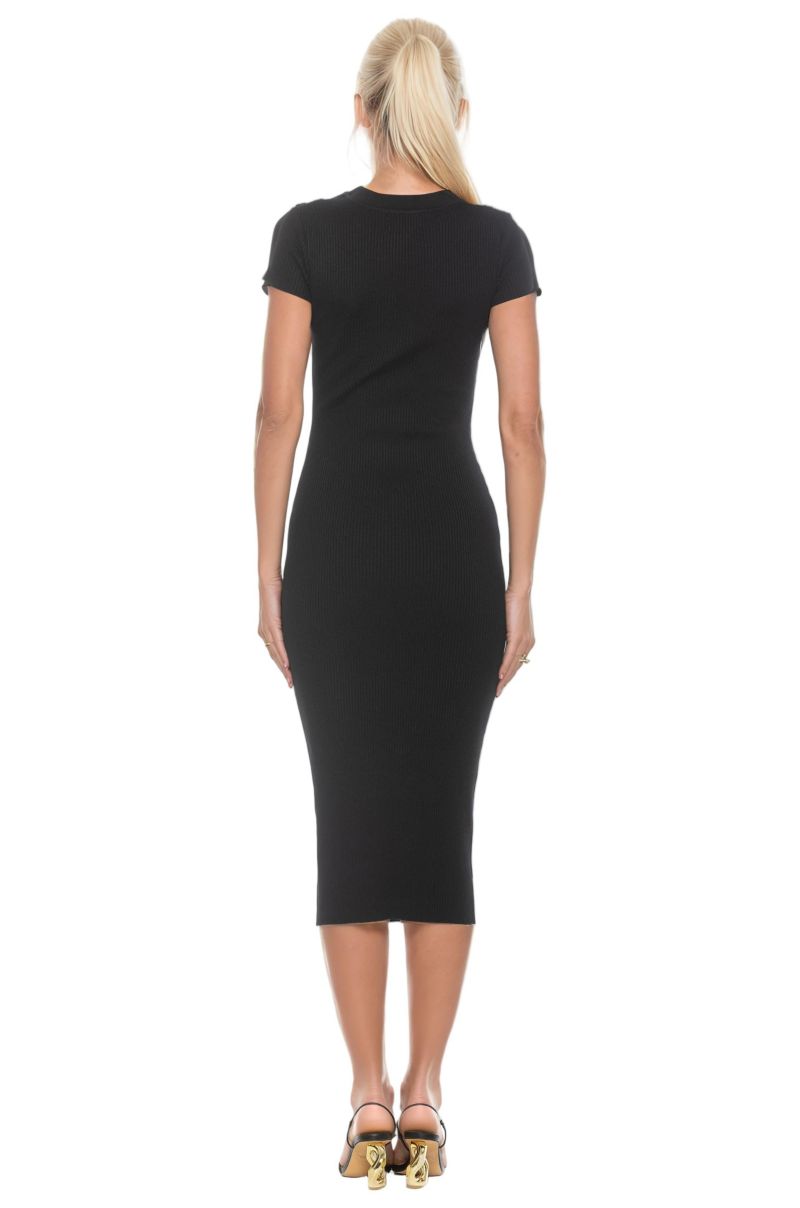 Women's Rhys Crewneck Ribbed Knit Midi Dress