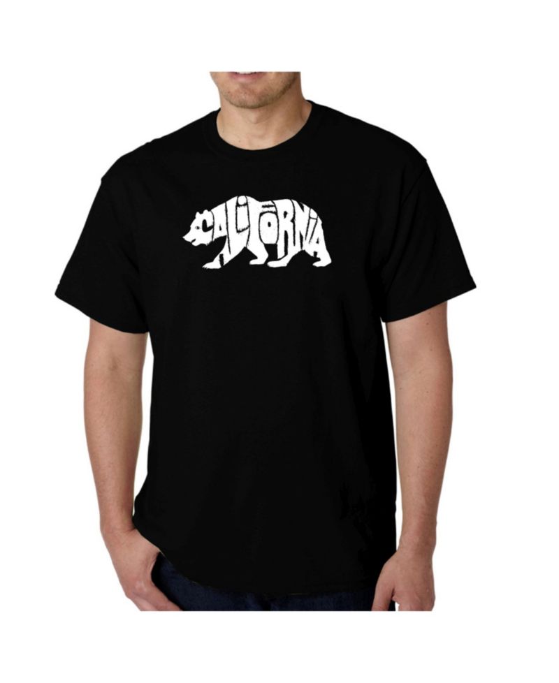 Men's Word Art T-Shirt - California Bear